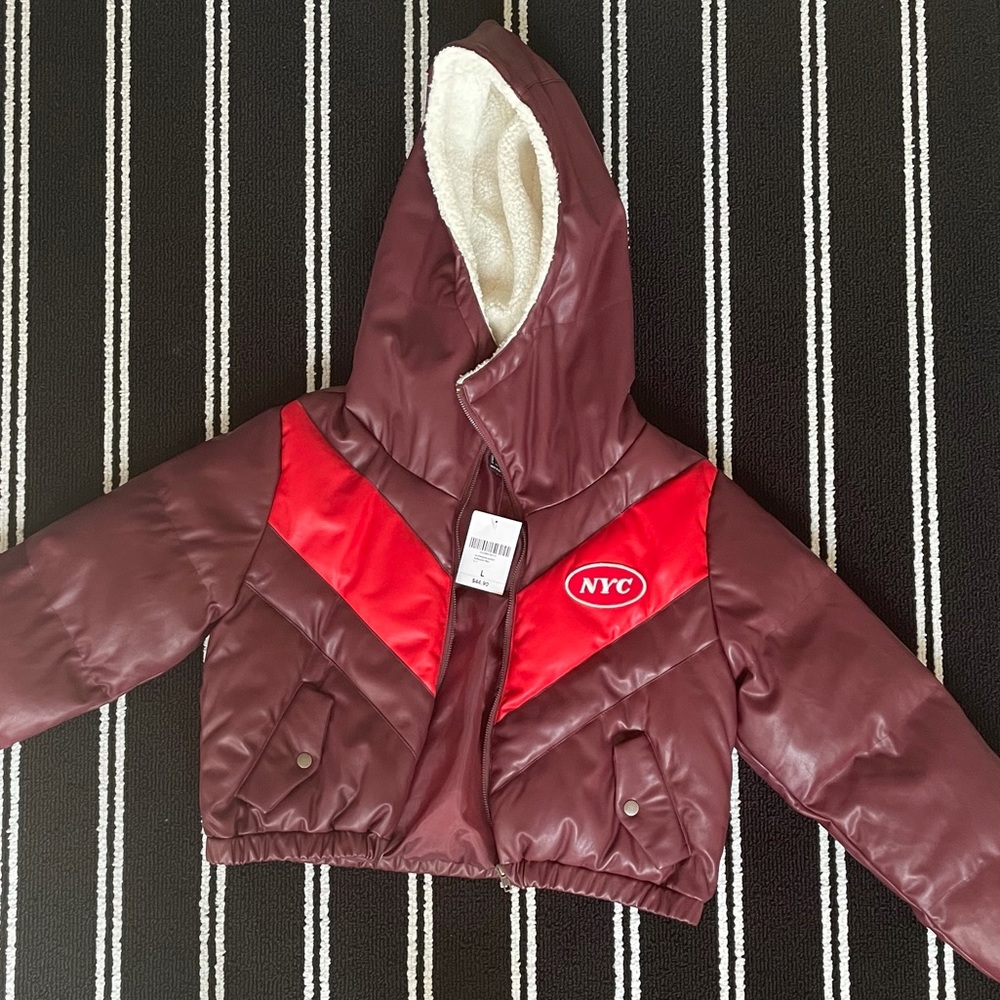 Cropped Puffer  Jacket